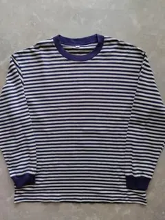 00s old uniqlo border long sleeve XLサイズ