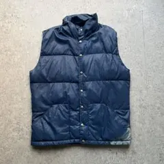 70s ノースフェイス 茶タグ 初期 ダウンベスト USA製