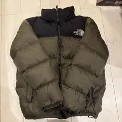 THE NORTH FACE XL ダウンジャケット オリーブグリーン/ブラック