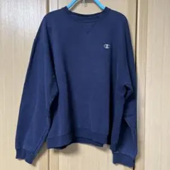 チャンピオントレーナー　ネイビー　古着