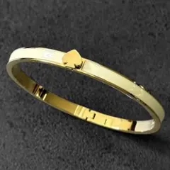 kate spade new york Gold White Bangle