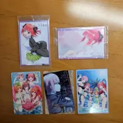 五等分の花嫁 ウエハース カード5枚セット