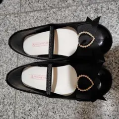 PRIVATE LABEL 黒 フォーマルシューズ 20.5cm