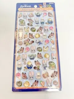 ボンボンドロップシールミニ　ズートピア　BANDAI正規品