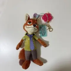 ディズニーストア ズートピア・ニックワイルド ぬいぐるみキーチェーン