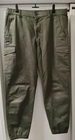 ユニクロ　UNIQLO　カーゴジョガーパンツ Lサイズ オリーブグリーン