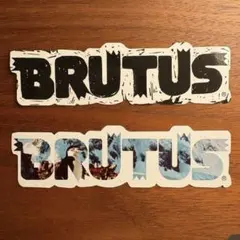 BRUTUS ステッカー シール 2枚