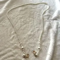 ホワイトパール スマホショルダーストラップ