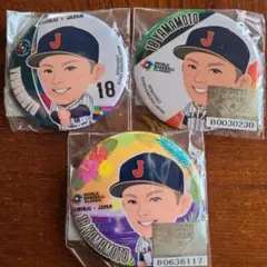 山本由伸 山岡泰輔 缶バッジ - メルカリ