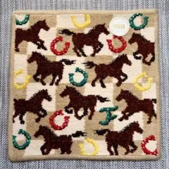 【FEILER】フェイラー♡スプリントホース ベージュ ハンカチ