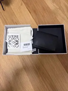 ア*ミ様 LOEWE 三つ折り財布 ブラック