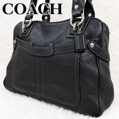 상태좋음 COACH コーチ ペネロピ トートバッグ PENELOPEレザー シボ