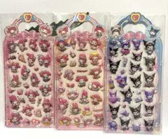 マイメロ　クロミ　ボンボンドロップ風3D空気シール ステッカー