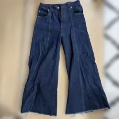 【SENCE OF PLACE】ワイドレッグデニム ハイウエスト