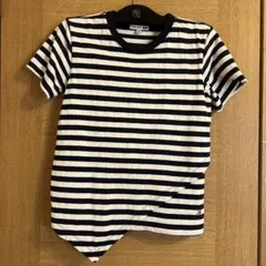 ユニクロ✕JWアンダーソン　ボーダーデザインTシャツ　値下げのサムネイル