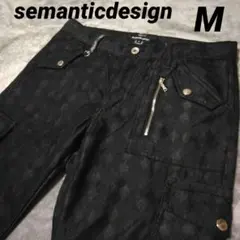semanticdesign アーガイル柄 カーゴパンツ M y2k スキニーのサムネイル