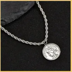 メンズネックレス コインネックレス