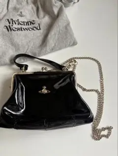 Vivienne Westwood ショルダーバッグ がま口 ブラック