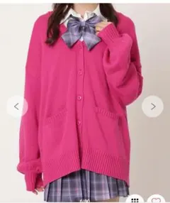 WEGO スクールカーディガン　ピンク 制服 フリーサイズ