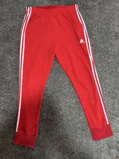 サ*ア様 adidas 赤 ジャージ パンツ climacool