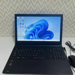 T391 TOSHIBAノートパソコンSSD高速 Windows11オフィス付き