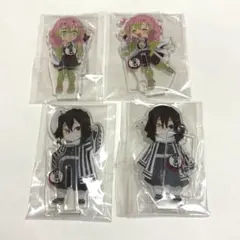 鬼滅 ufotablecafe 繋がるアクリルスタンド　伊黒小芭内　甘露寺蜜璃