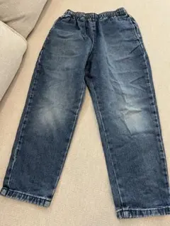 GU ジーユー　シェフパンツ　130 キッズ デニム