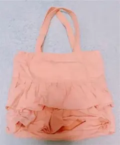 anySiS トート バッグ フリル ピンク