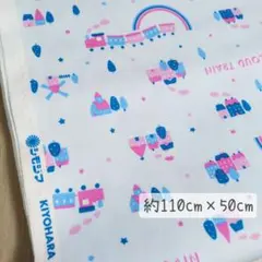 シモジマ レトロファンシーペーパートレイン オックス 生地 はぎれ メルカリ便