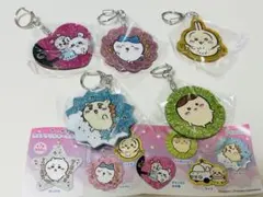 ちいかわ　ラメアクリルキーホルダー4 くりまんじゅう　うさぎ　5個セット