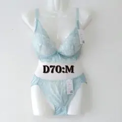 ブラジャー　ショーツ　セット　D70　ドルチェフィオラ　トリンプ　ナルエー　美匠
