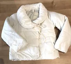 OLIVE des OLIVE ダウンブルゾン　ショート丈 ホワイト