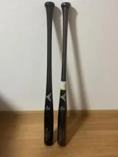 硬式野球バット BFJ 木製バット 2本セット - メルカリ