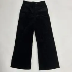 GU コーデュロイパンツ ブラック