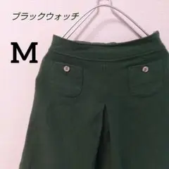 ブラックウォッチ スカート センタープリーツ Mサイズ