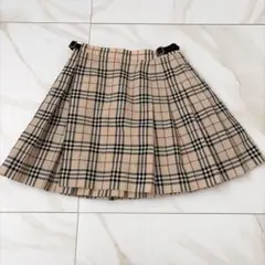 Burberry ノバチェック プリーツスカート ミニ丈 - メルカリ
