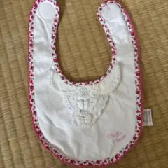 MIKI HOUSE スタイ よだれかけ ピンク 花柄