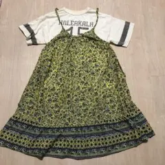 お値下げ　ブリーズ　キャミソールワンピースとTシャツセット