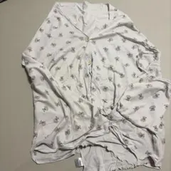 西松屋　授乳ケープ　くま柄　総柄　ブラウン