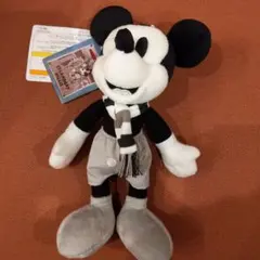 ミートミッキー マウス　ぬいぐるみバッジ 蒸気船ウィリー