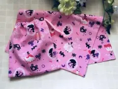 ラスト1点　給食用ランチョンマット＆巾着　40×60cm シンデレラ柄ピンク