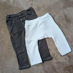 ベビーパンツ 2枚セット 80サイズ