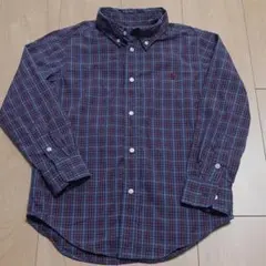 ラルフローレン　ボーイズ　チェック柄ボタンダウンシャツ　6歳サイズ
