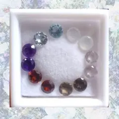 天然石12石セット　ルース　6種類×2個