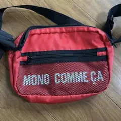 MONO COMME CA ショルダーバッグ レッド