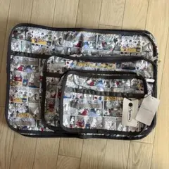 【新品】LeSportsacレスポートサック ムーミン　パッキングポーチのサムネイル