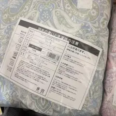 ウォッシャブルダウンケット　ブルー　新品のサムネイル