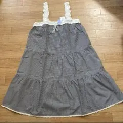 《タグ付き新品未使用'》SUSAN キャミワンピース ティアード　チェック柄