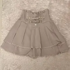 LIZLISA リズリサ 2連リボンベルトスカパン