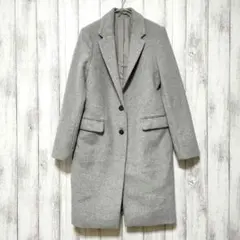GU ジーユー (M)　ウールブレンド チェスターコート